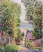 Alfred Sisley, Une rue a Louveciennes
